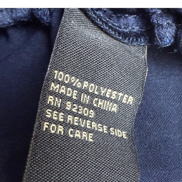 DG2 Diane Gilman Satin Cargo Pants Plus Size 18W Blue Straight Leg NWT - Picture 7 of 12